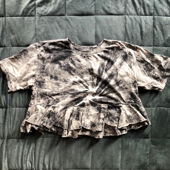 Tie dye baby doll tee